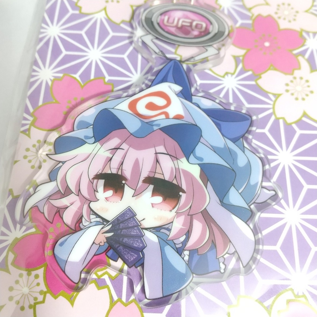 A74855 Touhou Project / UFO Tsumamare Acrylic keychain Yuyuko