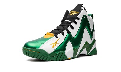 Men Reebok Hurrikaze II Basketball Shoes Green White GZ1566 Shawn