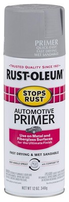 Rust-Oleum 2081830 Stops Rust 12 Ounce (Pack of 1), Flat Light Gray 