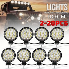 Lot Of Round 14 Leds Work Light Flood Spot Lights For Truck Off Road Tractor Atv Lot Of Round 14 Leds Work Light Flood Spot Lights For Truck Off Road Tractor Atv
