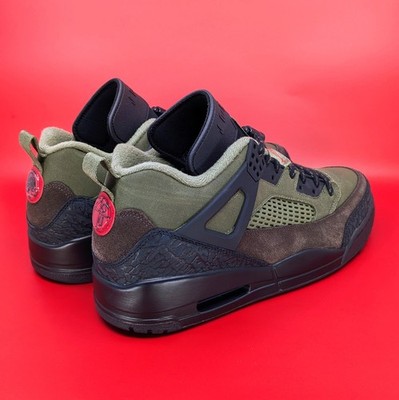Air Jordan Spizike Beef Broccoli Low Brown Shoes Mens Size 13 IH1782-200 Nike