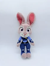 DISNEY ZOOTOPIA 9” Office Judy Hopps Bunny Rabbit Plush Toy TOMY (12.5” w/ Ears)
