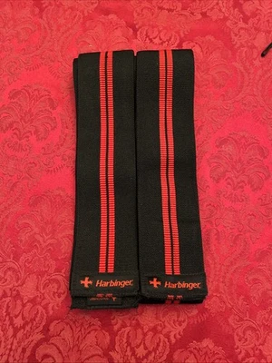 Harbinger 78" Red Line Weight Lifting Knee Wraps - Image 1 of 3
