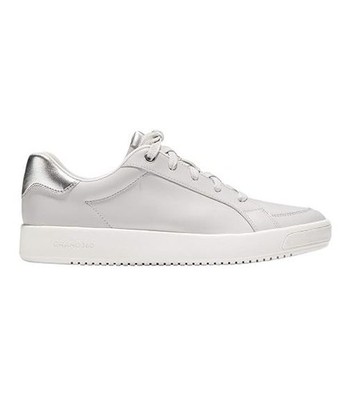 Cole Haan Grand Pro Finalist silberne Damen-Sneaker aus Leder   UK-Größe 8