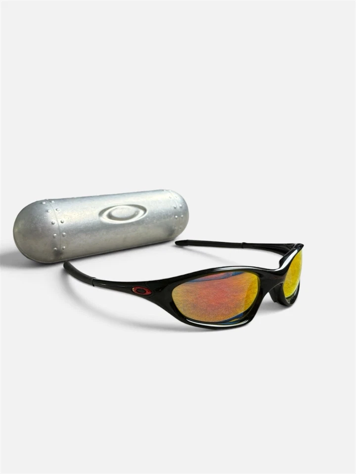 Sunglasses twenty XX rares vintage Oakley Y2K Black made in U.S.A - Photo 3/4