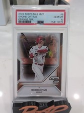 2025 Topps MVP Collection Shohei Ohtani '23 AL Orange Foil 1/25