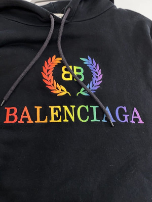 BALENCIAGA Hoodie black L Used | eBay