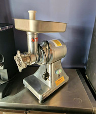 Buffalo Electric Commercial Meat Grinder Mincer with Metal Feed Tray