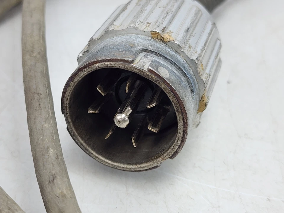 Cable de micrófono de tubo Neumann M49 de colección conector Tuchel de 7 pines probado 74 pies Foto 3 de 4