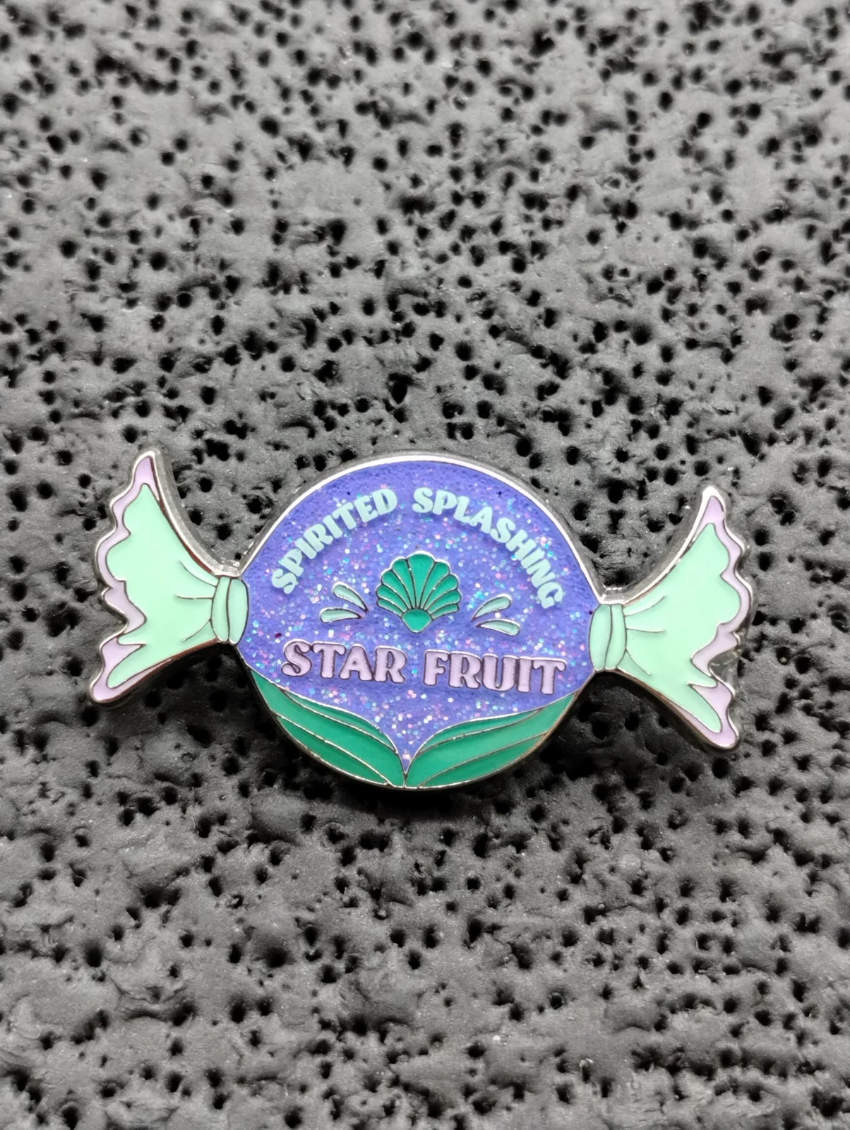 Loungefly Disney Spirited Splashing Star Fruit Ariel Little Mermaid Enamel Pin