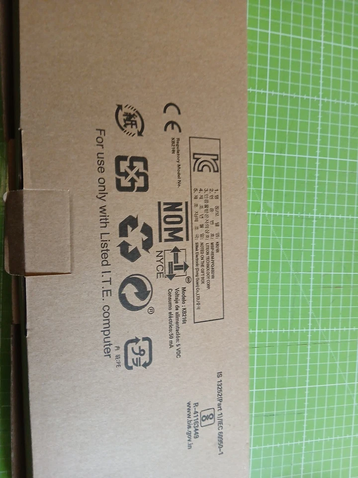 TASTIERA ORIGINALE DELL KB216-BK-ITL NERA/USB/ITALIANA - Immagine 3 di 4