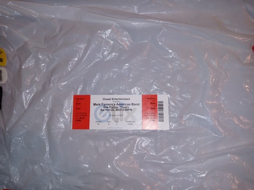 MARK FARNER American Band Grand Funk Railroad 11/22/25 2025 RaRe Concert Ticket