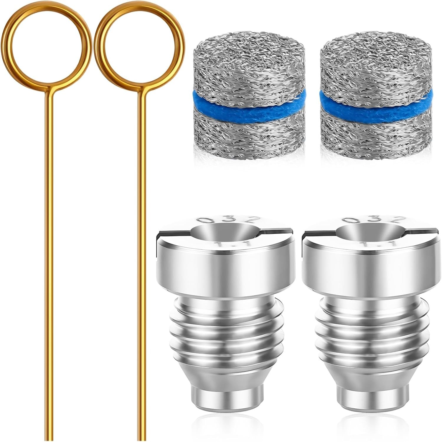 6Pcs 1.1 Orifice Foam Cannon Orifice Nozzle and Foam Maker Meshes Filter Kit wit