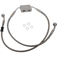 Drag Black Extended Front Stainless Brake Line Kit 15-3/4" 33-3/4" 1741-5313