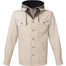 Drake Waterfowl Campfire Canvas Shirt Jac Hoodie