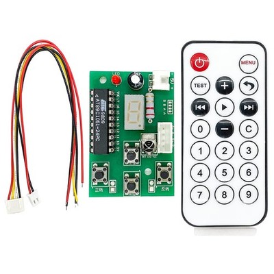 DC 5V 2-Phase 4-Wire Stepper Motor Driver Controller Board with Remote