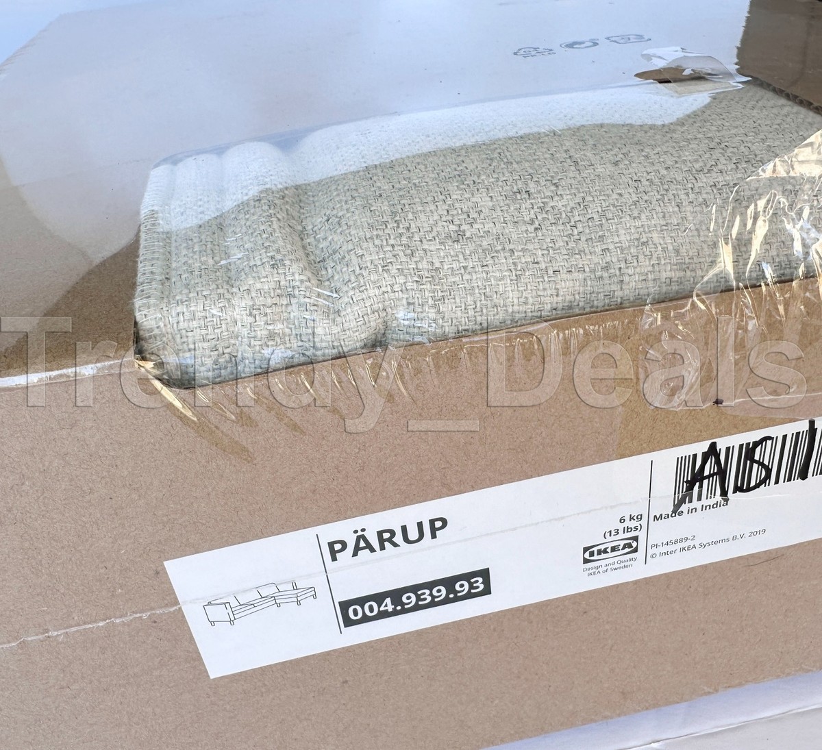 IKEA PARUP Sofa with Chaise Cover, Gunnared Beige 004.939.93 - NEW IKEA PARUP Sofa with Chaise Cover, Gunnared Beige 004.939.93 - NEW