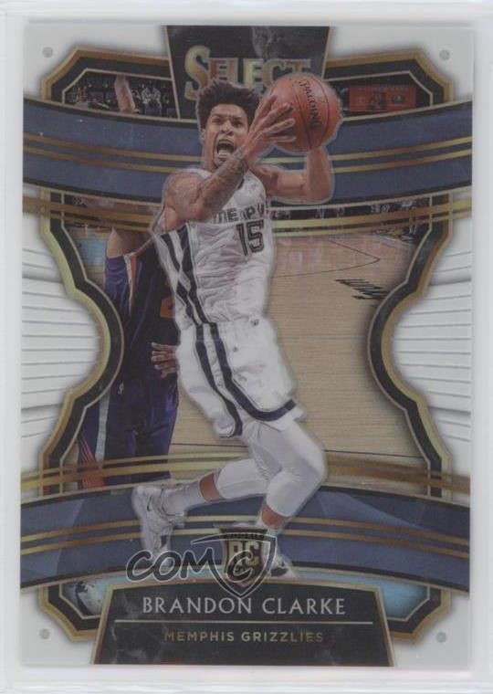 2019-20 Panini Select Concourse White Prizm 111/149 Brandon Clarke #76 9ih