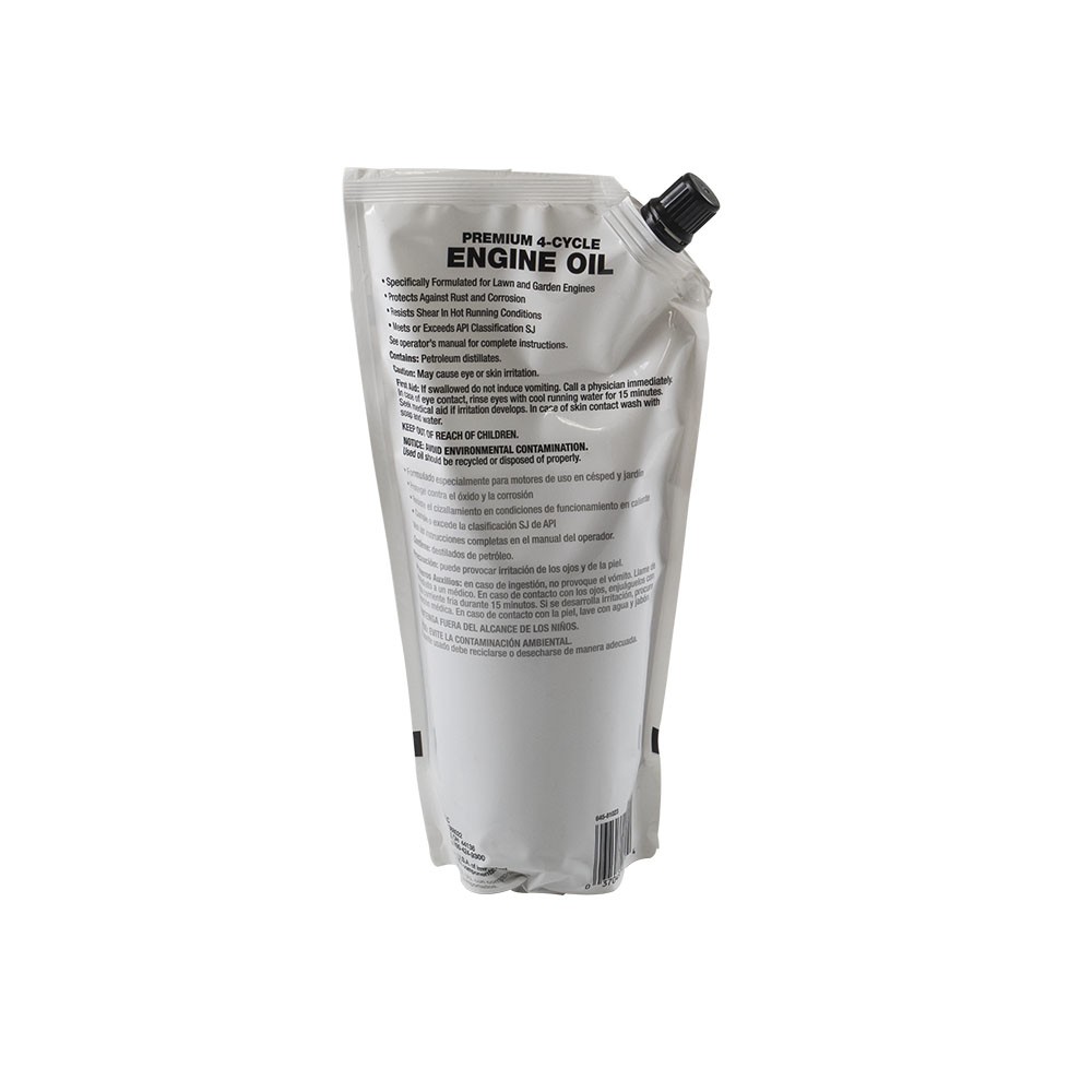 MTD OEM-737-0208 4-Cycle Lawnmower Engine Oil SAE 30 20oz Murray Troy-Bilt Trail