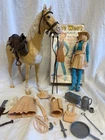 Jane West action figure with horse