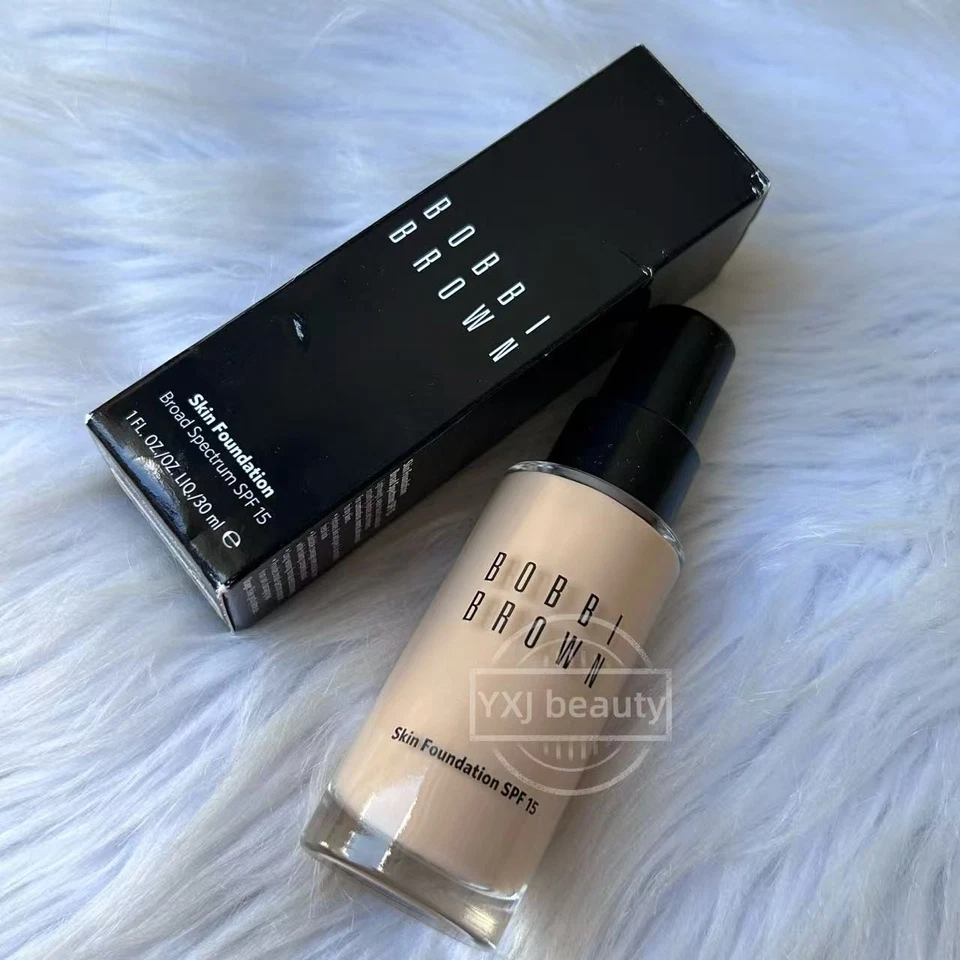 New Boxed Bobbi Brown Skin Foundation SPF15~3 Beige~Full size 1 oz/30ml - Image 2 of 4