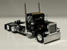DCP 1/64 Black Day Cab Peterbilt 379 230" Frame 5" long