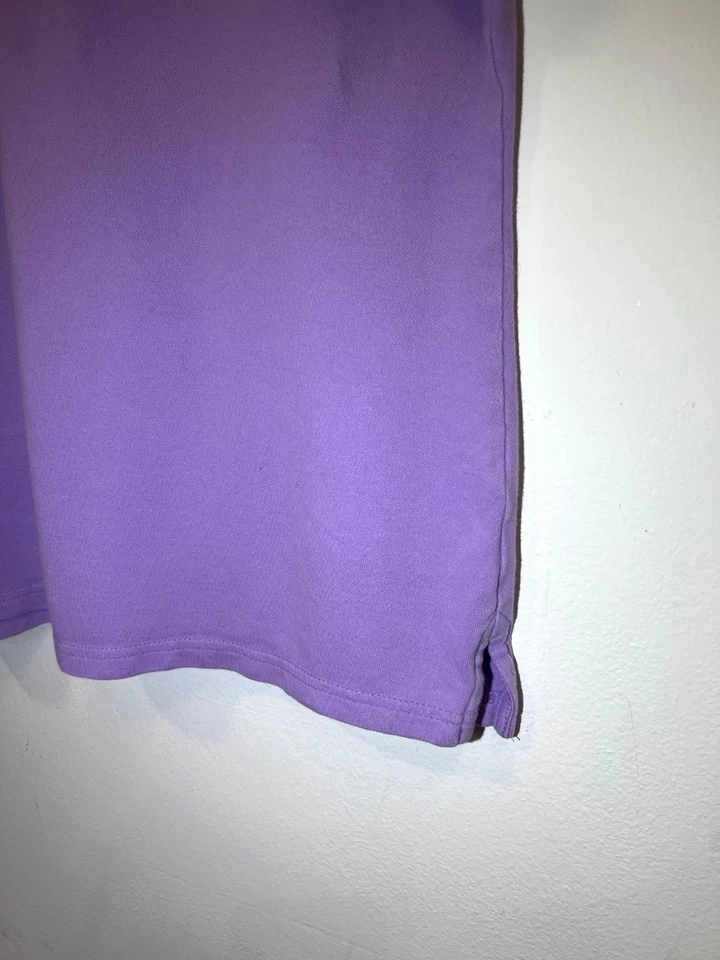U.S. Polo Assn. Camisa polo para mujer púrpura talla XL manga corta cuello top USPA Foto 3 de 4
