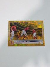 2022 Topps Chrome Sapphire Edition #519 Boston Red Sox Gold #/50