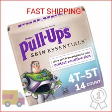 Pull-Ups Boys' Skin Essentials Potty Training Pants, Training Underwear, 4T-5T 