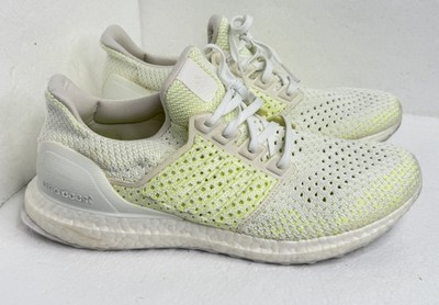 Adidas Ultra Boost Clima Cool Solar Yellow Running Shoes AQ0481 Men's Size 10