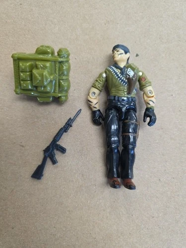 Vintage GI Joe Tunnel Rat 1987 No Cracks With Accessories P