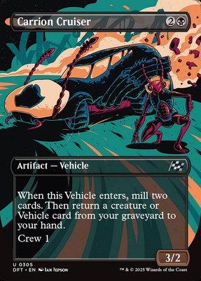 MTG Aetherdrift REVVED UP SHOWCASE U Carrion Cruiser #0305