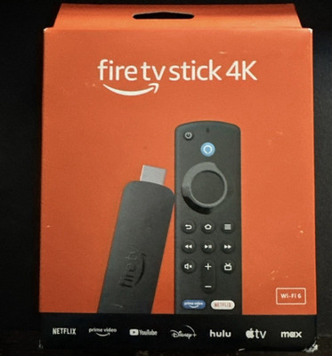 Amazon Fire TV Stick 4K 2nd Gen Wi Fi 6 2160p HDMI Dongle Dolby Atmos