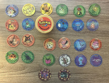 Pokemon Tazo Complete Set of 1-25 Walkers Lenticular Plus Holder (25 tazos)