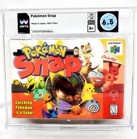 Factory Sealed N64 POKEMON SNAP WATA 6.5 B+ Nintendo 64 1999 VGA CGC Vtg RARE 👀