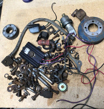 Datsun Roadster 1600 Engine Pulley Ignition Coil Fan Spacer Misc Parts Lot 03