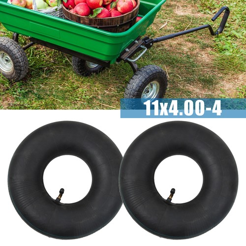 2xReifenmantel / 2xSchlauch 11x4.00-4 TR13/TR87 ventil Rasentraktor Aufsitzmäher - Bild 10 von 31