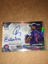 2019 Bowman Chrome ADBERT ALZOLAY Prime Signatures Auto /50 Cubs Rare 