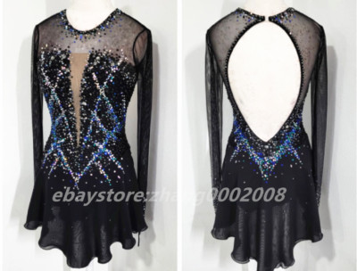Sparkle Ice Figure Skating Dress /Rhythmic Gymnastics /Tap Twirling Costume