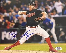Bryan Shaw Signed Autographed Cleveland Indians 8x10 Photo PSA/DNA