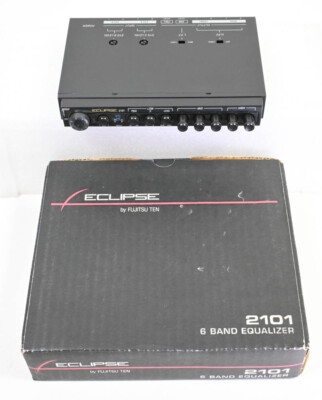Eclipse Fujitsu Ten 2101 6-Band EQ Equalizer Vintage | eBay