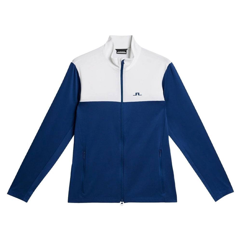 未使用 J.Lindeberg banks mid layer ジャケット L J.Lindeberg Men Banks Mid Layer Golf Jacket Estate Blue - SS24 NEW