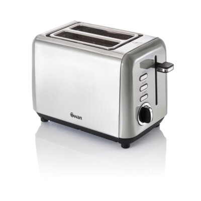 Swan Townhouse 2 Scheiben Edelstahl Toaster grau ST14015GRN