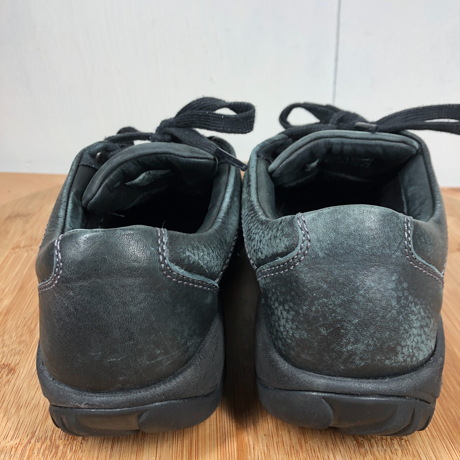 Scarpe Keen Donna 7 Presidio Sneakers Escursionismo Pelle Nera Trail Walking Casual