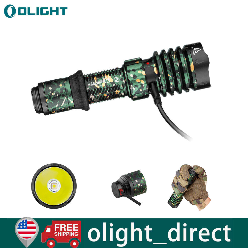 Olight Warrior X 4 USB-C and MCC Rechargeable Tactical Flashlight With Holster
