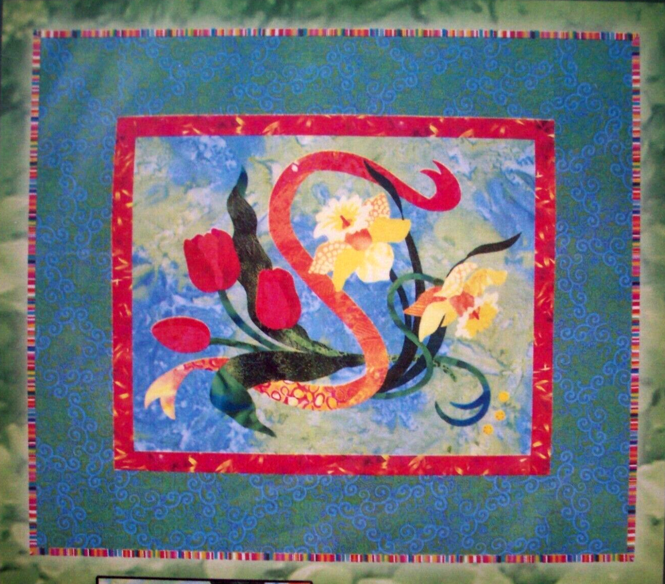 daffodil applique pattern