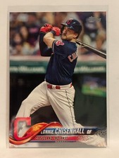 #194 Lonnie Chisenhall Cleveland Indians 2018 Topps Series One Baseball Card