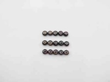 Black Star Sapphire Cab Round 3mm Approximately 2.80 Carat, 15 pcs