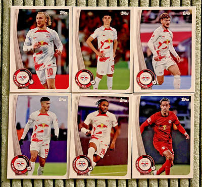 2022-23 Topps RB Leipzig Official Fan Set Base/Insert/Parallels zum Aussuchen