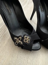 Louis Vuitton Satin Evening Shoes Heels size 38 - 8